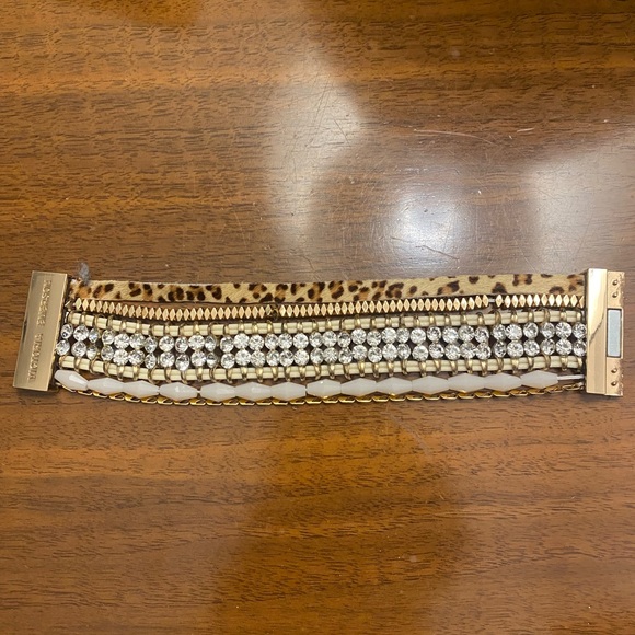 Victoria Emerson Accessories - Victoria Emerson Gold and Leopard Bracelet
